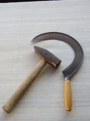 Hammer und sichel antik - sichel,