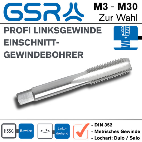 Gsr profi linksgewinde - profi,