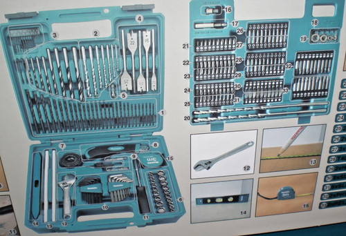 Bohrer bit set makita - makita, riesig