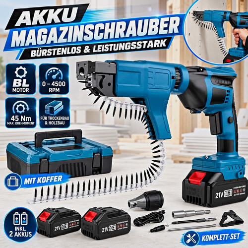 Akku magazinschrauber 21v - akku,
