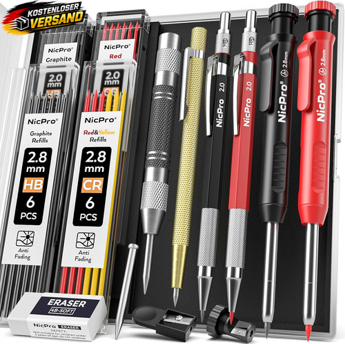 Tischler bleistift set - set, mit